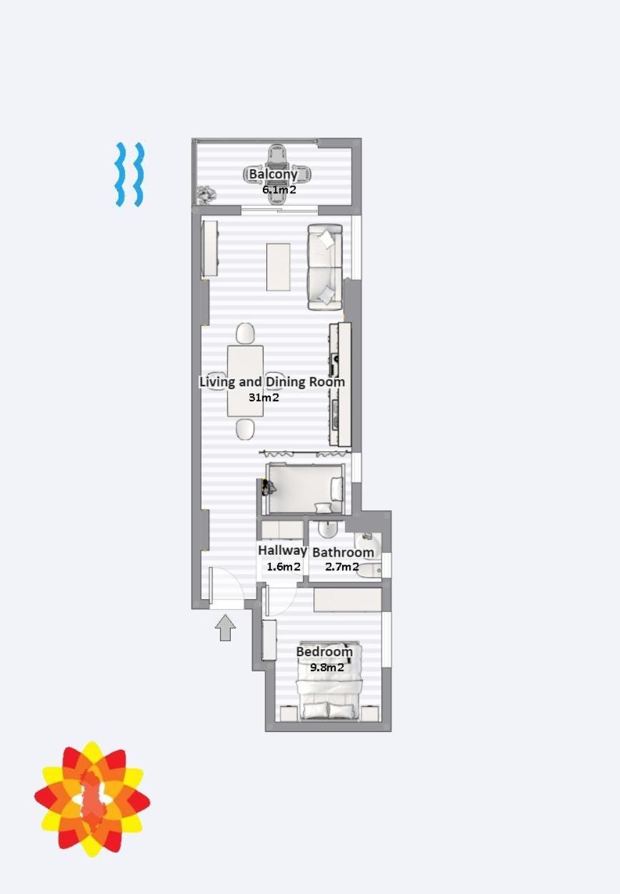Sail Ocean View Apartments Саранда Екстер'єр фото